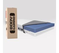 bett1 - Colchón BODYGUARD® 100x190 cm, 2 lados de firmeza en un solo colchón (firmeza media/más firme), espuma alta densidad, funda lavable a 60°