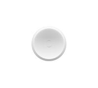 BetteCraft lavabos, redondo, sin agujero para grifo, sin rebosadero, 350x350x120mm, A240-788PW, Color: La luz del día con Glaze Plus