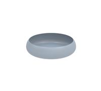 BetteCraft lavabos, redondo, sin agujero para grifo, sin rebosadero, 450x450x120mm, A241-418PW, Color: Satén azul con Glasur Plus