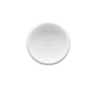 BetteCraft lavabos, redondo, sin agujero para grifo, sin rebosadero, 450x450x120mm, A241-791PW, Color: Bosque con Glasur Plus