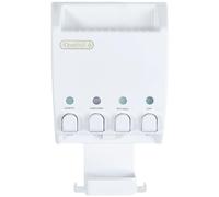Better Living Products 75453 Ulti-Mate 4 - Dispensador con Bandeja de Ducha, Color Blanco