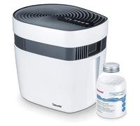 Beurer MK 500 + Salz, humidificador de aire por evaporación, depósito de 6 litros, color blanco, 24 W