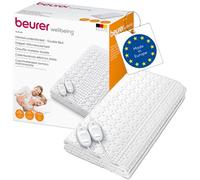 Beurer TS 26 Calientacamas doble, 3 niveles de temperatura, sistema de seguridad, lavable a máquina, 150 x 140 cm