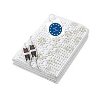 Beurer UB 68 XXL Calientacamas doble, 150 x 160 cm, 2 zonas de temperatura, 4 niveles de temperatura, sistema de seguridad, función de temporizador, lavable a máquina