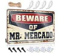 Beware Of Mr. Mercado - Cartel decorativo para pared (30 x 40 cm)