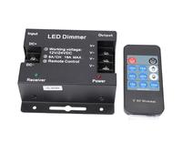 Bewinner Atenuador LED Remoto Inalámbrico RF, Control Remoto de 11 Teclas, Ajuste de Brillo, Regulador de Tira de Luz LED PWM DC 12V-24V con Temporizador Apagado 10s/30s/1min