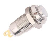Bewinner Botón de Metal Pulsador con Bloqueo 3V para Control de Acceso | Protección contra la intemperie IP65, carcasa de acero inoxidable, 200.000 ciclos de pulsación, interruptor de inicio del