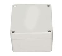 Bewinner Caja de Conexiones F25 Caja Eléctrica Impermeable de PVC IP65, de Proyecto Retardante de Llama de 3,3x3,2x2,2 Pulgadas para Gabinetes de Control, Equipos Terminales, Bricolaje Interior y