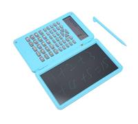 Bewinner Calculadora Portátil con Bloc de Notas Pantalla LCD de 10 Dígitos Calculadora Científica Pantalla Azul Mate Protección para los Ojos Diseño Silencioso Plegable para la Escuela Oficina (Blue)