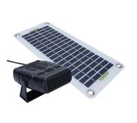 Bewinner Calentador Solar para Gallinero, Calentador Portátil con Energía Solar para Automóvil con Panel Solar de Silicio Monocristalino de 30 W, Calor Espacial Portátil para