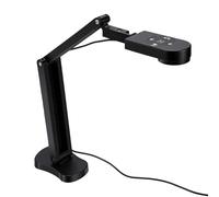 Bewinner Cámara de Documentos USB 4K 8MP con Enfoque Automático, Micrófonos Duales AI, Luz LED de 3 Niveles, Cámara Web Plegable con Función de Inversión de Imagen para Enseñar, Escanear