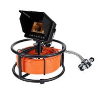 Bewinner Cámara de Inspección de Tuberías de Alcantarillado con Grabación DVR de Monitor de 4,3 Pulgadas (F2543DC23-30M-K)