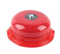 Bewinner Campana Eléctrica de Alarma contra Incendios de Metal de 4 Pulgadas, Huelga Interna de 100 DB, 12 V CC, Campana de Advertencia Industrial Resistente a la Corrosión con Carcasa de Metal Duro