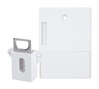 Bewinner Cerradura de Gabinete Inteligente de 125 KHz, Cerradura Electrónica con Tarjeta de Identificación, de Gabinete sin Llave sin Taladro para Armario, Cajón, Casillero, Sauna, Armario, (WHITE)