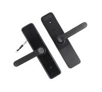 Bewinner Cerradura de Puerta Electrónica WiFi Inteligente con Huella Digital, Contraseña, Tarjeta IC y Llave, Desbloqueo Remoto de la Aplicación Inteligente, Manija de Puerta de Entrada sin Llave