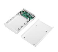 Bewinner DIY Kit de Caja de Batería 4x18650 Caja de Energía Móvil Portátil con Carga Rápida, sin Soldadura, de Almacenamiento de Batería ABS Reutilizable para Banco de Energía (White)