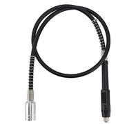 Bewinner Eje de Extensión para Taladro Eléctrico de 42 Pulgadas, Accesorio de Herramienta Giratoria con Portabrocas de Cable Flexible para Amoladora Eléctrica, con 3 Portabrocas y de PVC para