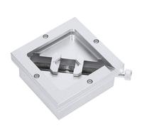 Bewinner Estación de Reballing BGA Kit de Retrabajo de Aleación de Aluminio de Soldadura de Plantilla Universal Diagonal de 90xmm, Accesorio Ajustable HT-90 para Chip BGA de 9-43 Mm, Manual de