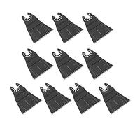 Bewinner Juego de 10 Hojas de Sierra Oscilantes de 65 Mm, Hoja de Corte de Acero Universal para Madera Plástica, Hojas de Herramientas Oscilantes Multiusos de Primera Calidad, 2,56 Pulgadas