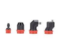 Bewinner Juego de Mandril de Taladro Eléctrico, Adaptador de Liberación Rápida de 6,35 Mm y Accesorios Desplazados en ángulo, Compatible con Taladros con Cable e Inalámbricos