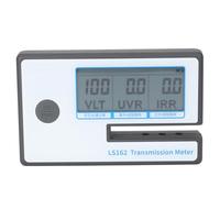 Bewinner Medidor Digital de Tinte de Ventana Probador de Transmisión de Película Solar - LS162 Medidor de Rechazo UV IR Portátil para Vidrio Filmado, Probador de Transmitancia VLT con Ranura de 8