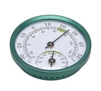 Bewinner Mini Medidor de Temperatura y humedad: para Colgar en la Pared, Esfera Delgada Transparente, Pantalla Grande, No Requiere Batería, Portátil y Fácil de Leer, para Invernadero, Almacén,