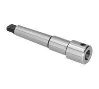 Bewinner Morse Taper MT3 Portabrocas de 19,05 Mm, Cortador Anular de Vástago Morse de Acero Plateado con Llave, Accesorio de Refrigeración Externo para Taladro Magnético, Torno de Taladro de Banco,