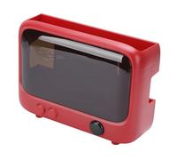 Bewinner Organizador Decorativo de Caja de Enrutador WiFi, Elegante Solución de Gestión de Cables Montada en la Pared para Oficina en Casa, 11,02 X 3,74 X 8,27 Pulgadas (Rojo)