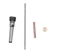 Bewinner Pluma de Torneado de Madera, Mandril, Torno, Centro de Torneado, Centro Giratorio, Cónico, Accesorios para Portabrocas para Torno de Madera, Cono Morse, 2 Vástagos, Acero Inoxidable,