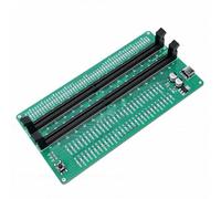 Bewinner Probador de Memoria DDR4 Tarjeta de Diagnóstico de Memoria para Computadora de Escritorio de 2 Ranuras con Indicadores LED para Solucionar Problemas de Fallas de Circuito Abierto y