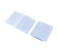Bewinner Protector de Tarjeta de PVC Transparente Duradero con Inserción de Cartera, 3 uds., para Viajes Familiares y Negocios
