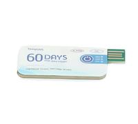 Bewinner Registrador de Datos de Temperatura de un Uso, Registrador de Temperatura USB Desechable TempU05 con Informe PDF, Precisión de ±0,5°C, Almacenamiento de 10000 Datos, Tamaño Compacto para