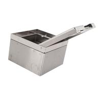 Bewinner Regleta con Enchufes Estándar Dobles, Caja de Conexión de Enchufe Integrada 16A 4000W, Receptáculo de Salida de Piso Impermeable con Panel de Acero Inoxidable para Centro Comercial de
