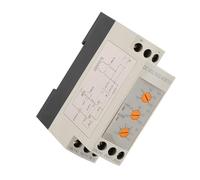 Bewinner Relé de Protección contra Sobretensión y Subtensión de 24 V | Monitor de voltaje, motor , batería, fuente de alimentación UPS, disparo ajustable, montaje en riel, estado LED, contacto 6A