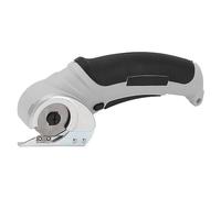 Bewinner Tijeras Eléctricas Inalámbricas Cortador de Tela de Mano, Tijeras Recargables de 240 RPM para Cuero de Esponja de Alfombra, Cortador Giratorio Portátil con Bloqueo de Seguridad, Hoja de