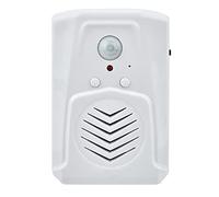 Bewinner Timbbre de Puerta con Sensor de Movimiento y Reproductor MP3 | Inducción infrarroja, rango de detección de 4 m, audio personalizable, alimentación por batería USB, fácil configuración