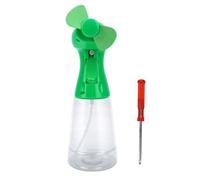 Bewinner Ventilador Nebulizador Portátil de Mano (GREEN) | Señor alimentado por batería, humidificador de refrigeración para exteriores, tanque de 300 ml, ABS ligero, boquilla de