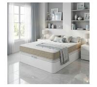 Bezen colchón viscoelástico ergo-relax plus | 24 cms | firmeza alta colchón 140x200| memory ergonómico máximo confort. relax efecto memoria | tejidos alta calidad certificados sanitized® y oeko-tex®