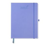 BEZEND Agenda Escolar 2026 2027 Semana Vista A4 Vertical - 21 x 28 cm | 18 Meses de Jul.26 a Dic.27, A4 Planificador Semanal con Horario, Ideal para Gestión Eficaz, Tapa Dura Cuero PU, Aciano