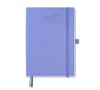BEZEND Agenda Escolar 2026 2027 Semana Vista A5 Vertical - 15,5 x 21 cm | 18 Meses de Jul.26 a Dic.27, Planificador Semanal con Horario, Ideal para Gestión Eficaz, Tapa Dura Cuero PU, Aciano