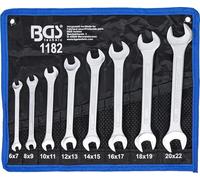 BGS technic KG – Juego de llaves fijas dobles BGS 1182, 6×7–20×22 mm, 8 piezas
