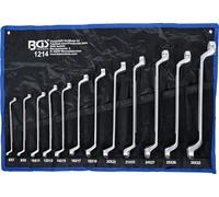 BGS technic KG – Juego de llaves de estrella dobles BGS 1214, acodada, 6x7–30x32 mm, 12 piezas