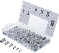 BGS 14127 | Surtido de tuercas remachables | aluminio | 150 piezas
