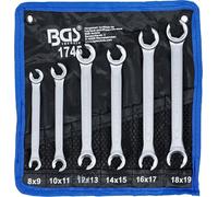 BGS technic KG Juego de llaves de estrella dobles abiertas Ref. 1745 8×9–18×19 mm 6 piezas
