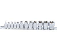 BGS 2038 | Juego de llaves de vaso E-Torx | entrada 6,3 mm (1/4") / 10 mm (3/8") | E4 - E20 | 12 piezas