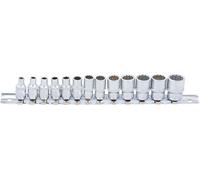 BGS technic KG Juego de llaves de vaso BGS 2269 12 caras entrada 6,3 mm (1/4") 4-14 mm 13 piezas
