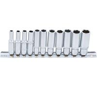 BGS technic Juego de llaves vaso hexagonal BGS 2429 largas entrada 6,3 mm (1/4") 11 piezas