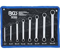 BGS technic KG – Juego de llaves de estrella dobles BGS 30300 – extra planas 6–22 mm – 8 piezas