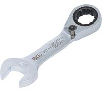 BGS 30717 | Llave combinada | corta | con carraca reversible | 17 mm
