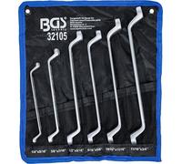 BGS technic KG Juego de llaves de estrella dobles BGS 32105 largas acodadas 1/4"-3/4" 6 piezas